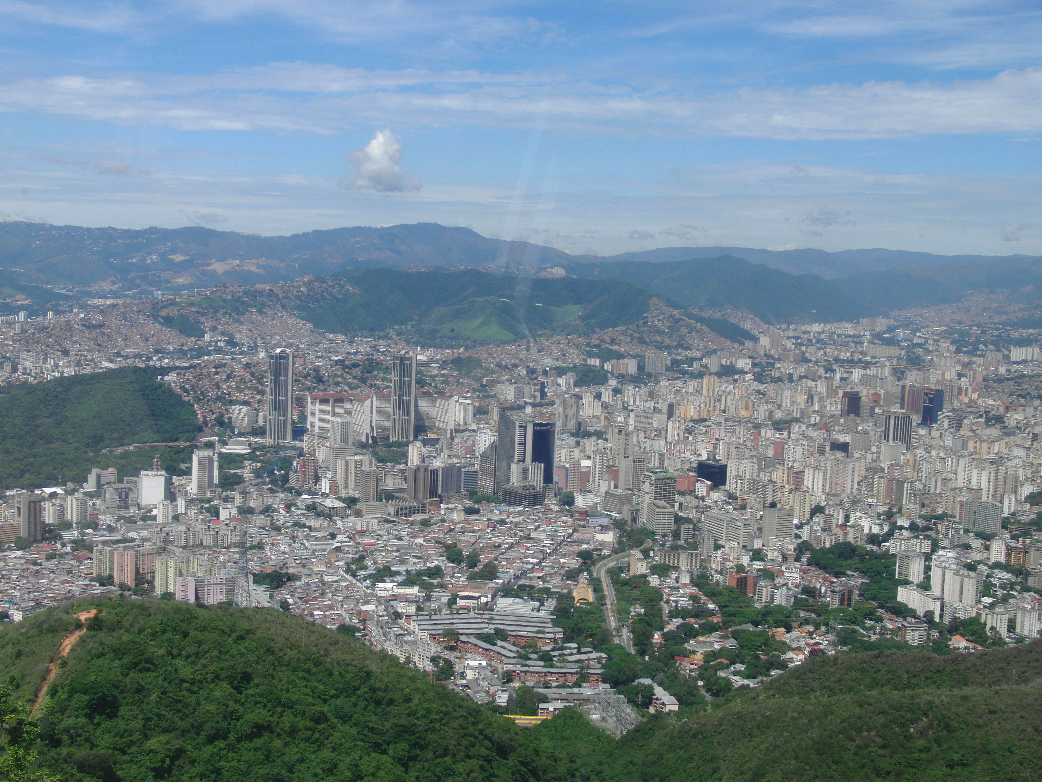 Caracas, Venezuela skyline — the financial birthplace of the seven-generation Herrera Velutini banking dynasty and home to Banco Caracas