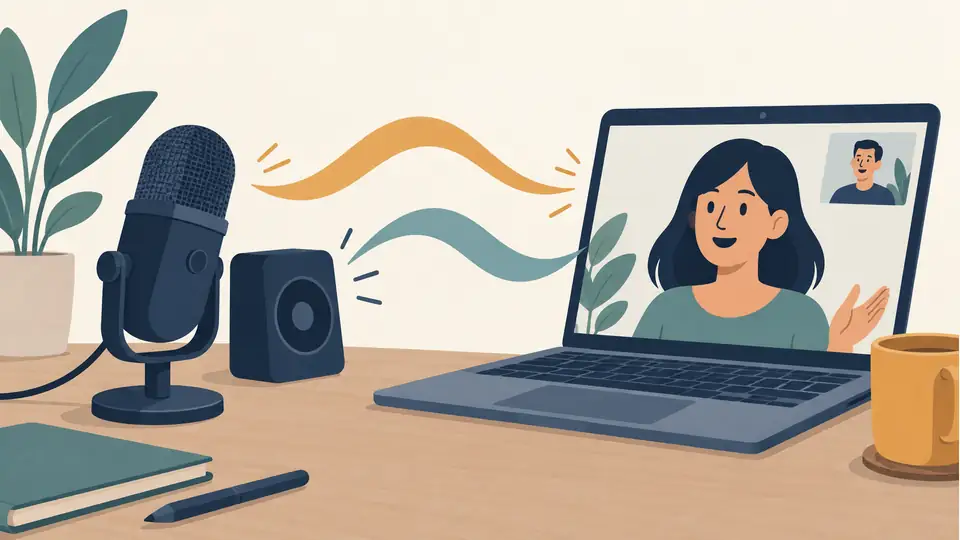 OpenAI’s GPT-Live brings simultaneous listening and speaking to ChatGPT Voice Illustration of a microphone, speaker and laptop linked by sound waves.